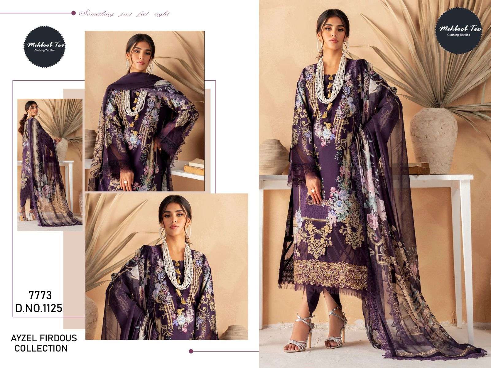 AYZEL FIRDOUS COLLECTION BY MEHBOOB TEX HEAVY COTTON EMBROIDERED DRESS