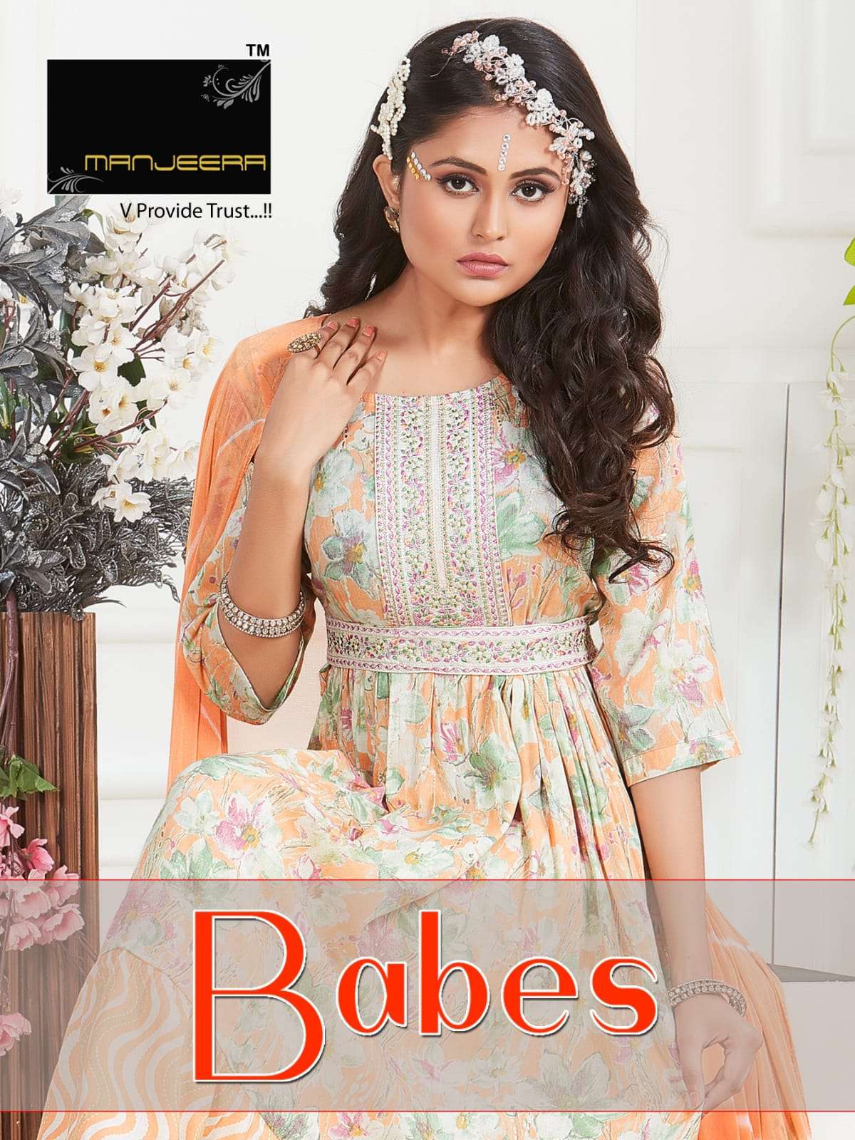 BABES BY MANJEERA 01 TO 06 SERIES CAPSULE PRINT STITCHED DRESSES