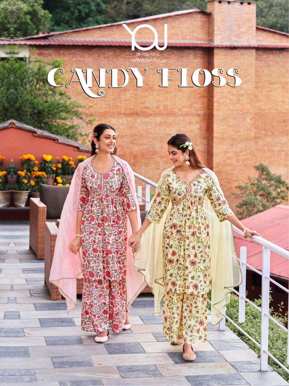 CANDY FLOSS BY YOU 1001 TO 1007 SERIES SOFT COTTON STITCHED DRESSES