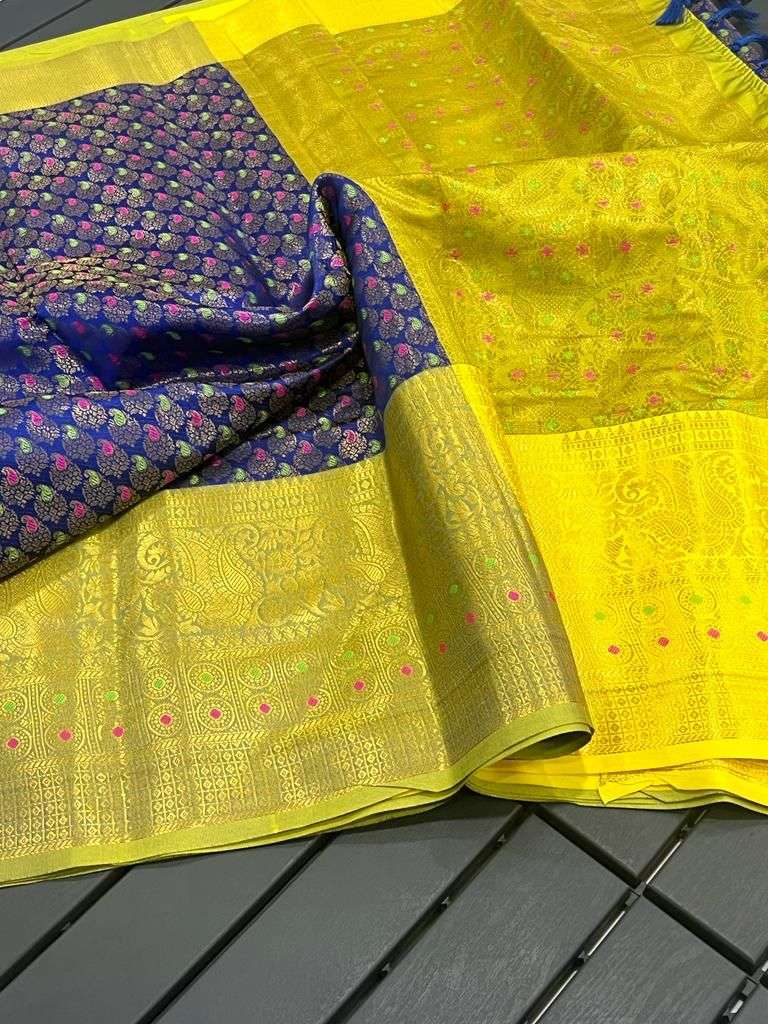 CHARU VOL-83 BY ASLIWHOLESALE DESIGNER BROCADE ZARI SILK SAREES