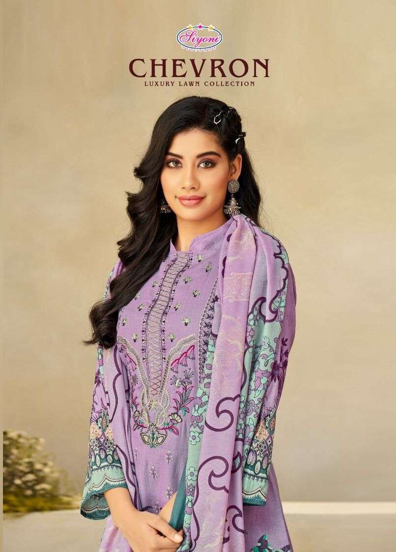 CHEVRON  BY SIYONI 54001 TO 54008 SERIES COTTON WORK DRESSES