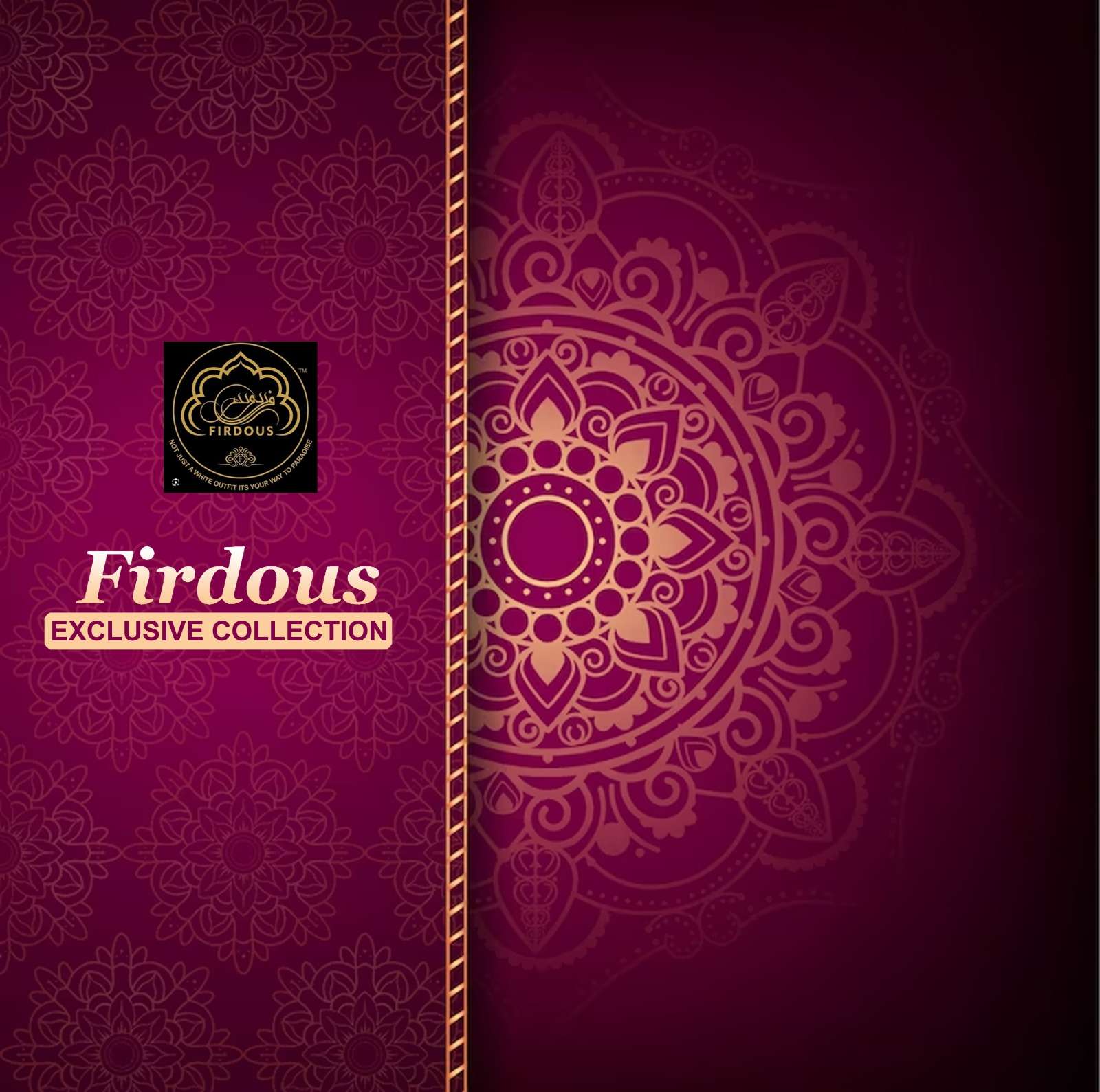 FIRDOUS EXCLUSIVE COLLECTION BY ASLIWHOLESALE DESIGNER COTTON WORK PAKISTANI DRESS