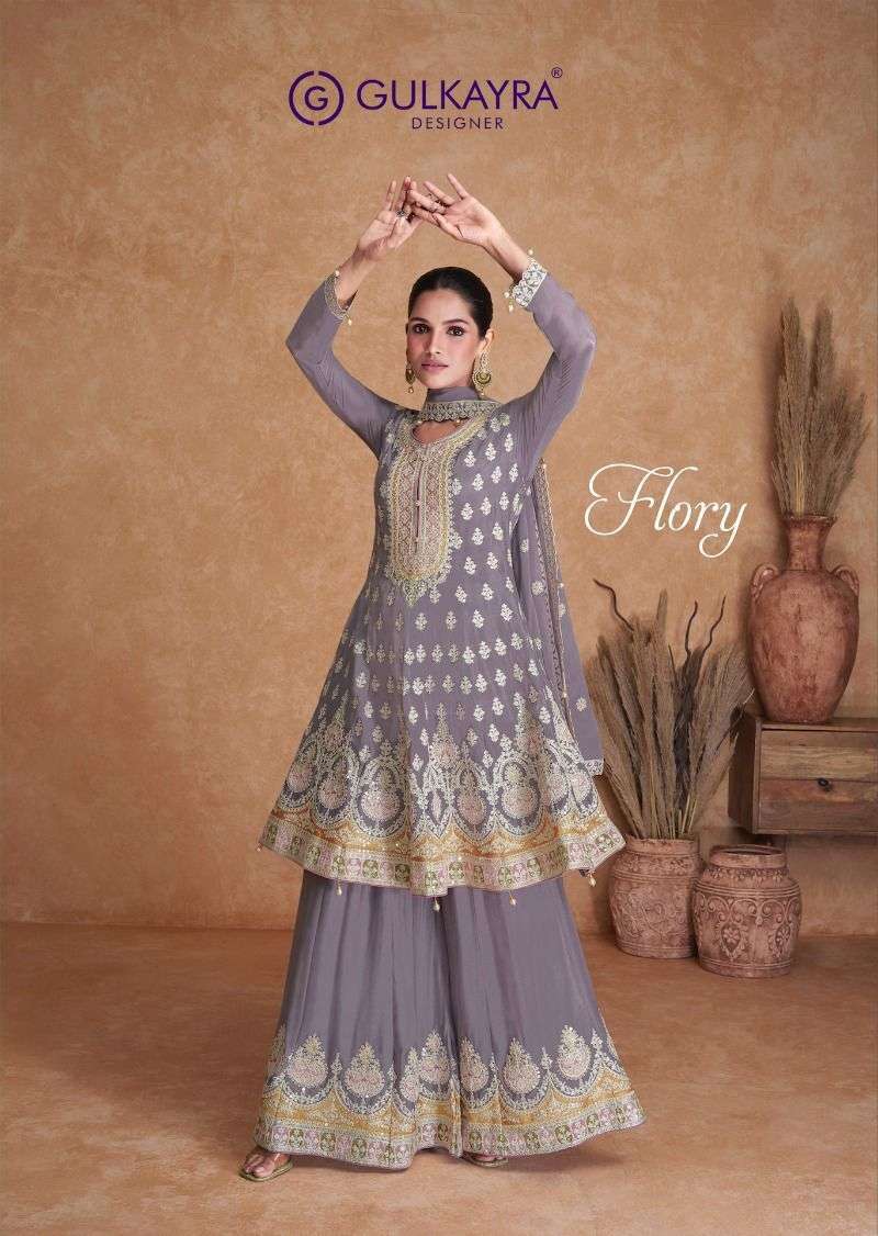 FLORY BY GULKAYRA 7403 TO 7405 SERIES DESIGNER HEAVY REAL CHINON DRESSES