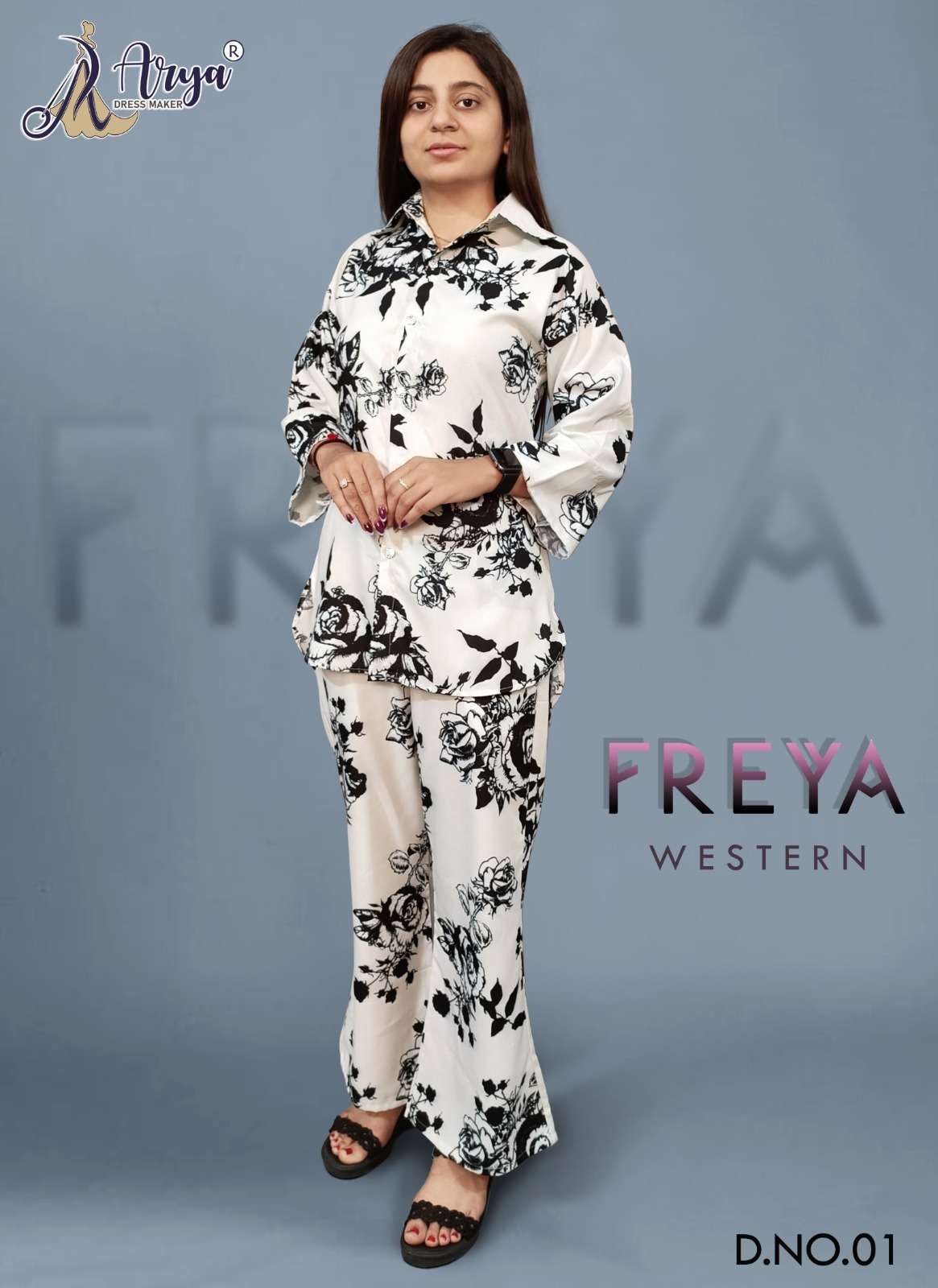 FREYA BY ARYA DRESS MAKER 01 TO 04 SERIES DESIGNER RAYON TOPS WITH PANTS