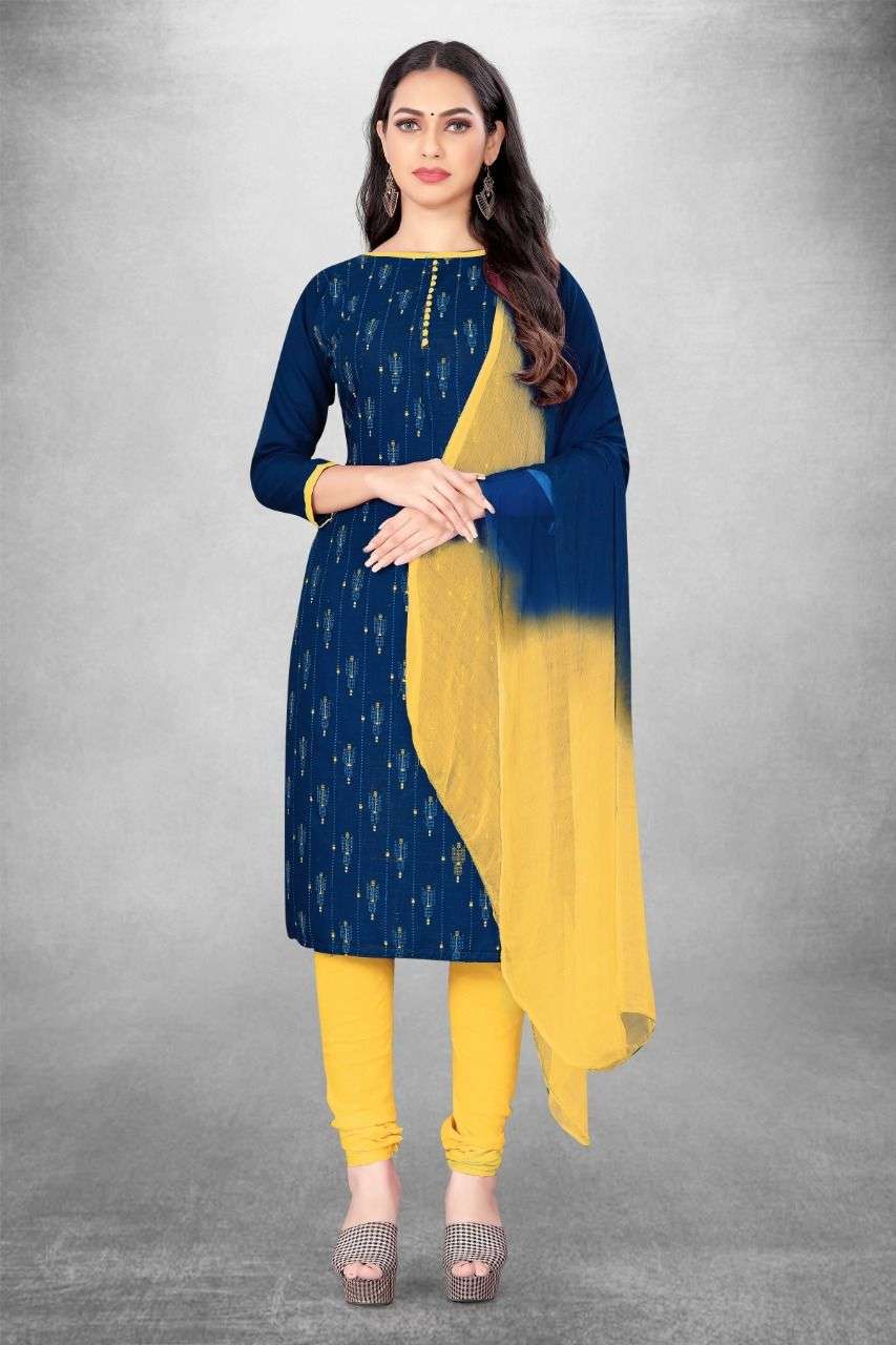 GNX-50008 COLOURS BY ASLIWHOLESALE DESIGNER COTTON PRINTED DRESSES