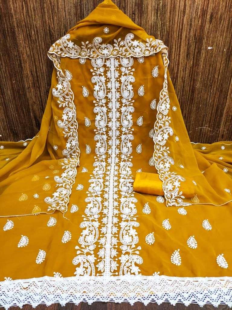 GNX-7001 COLOURS BY ASLIWHOLESALE DESIGNER GEORGETTE DRESSES