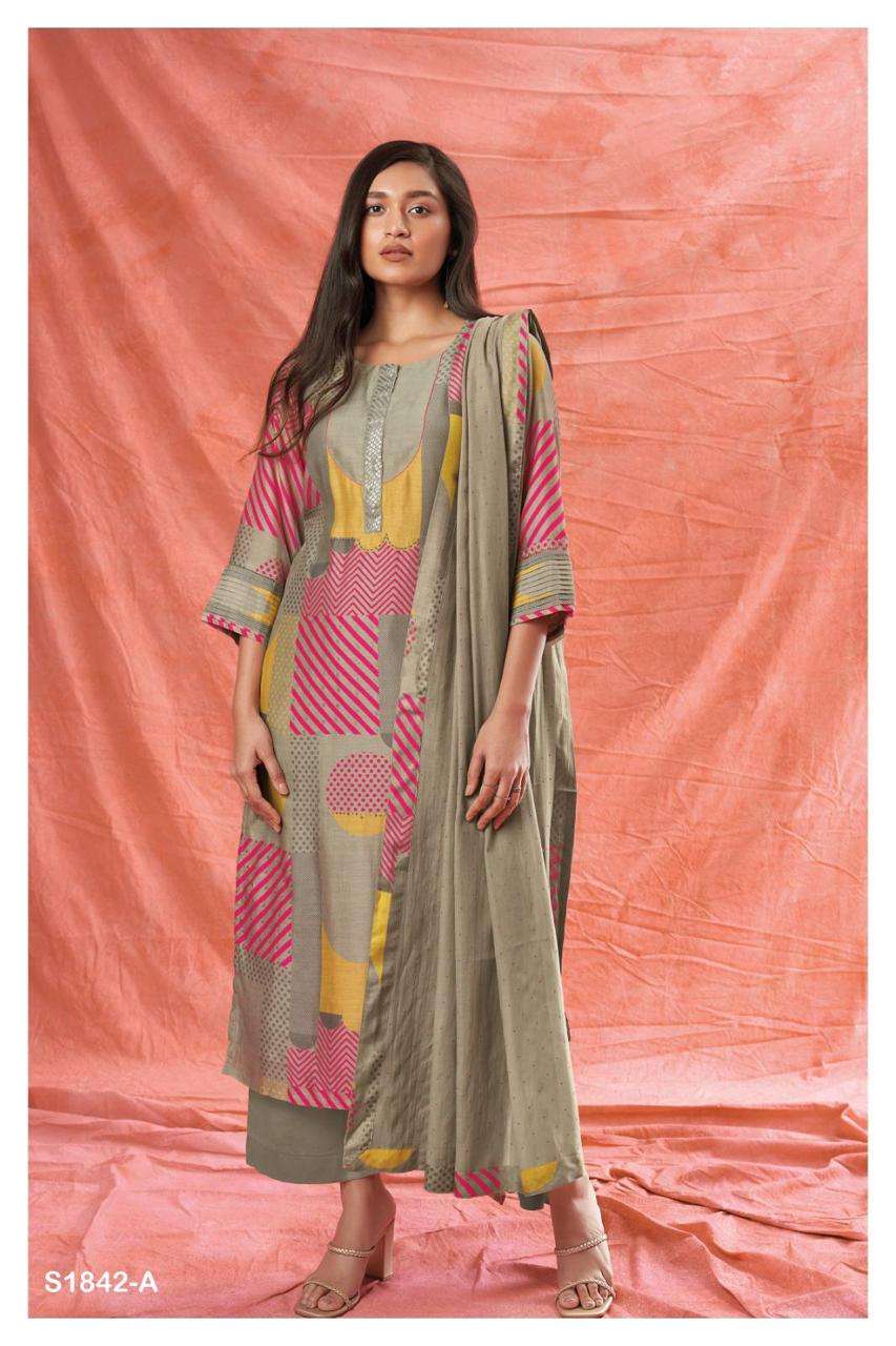 HARLOW BY GANGA FASHIONS HEAVY PREMIUM BEMBERG SILK WORK DRESSES