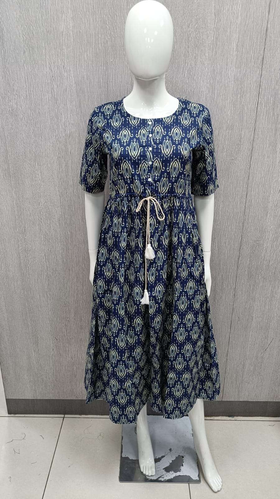 JOHN 5003 BY FF 101 TO 105 SERIES FANCY COTTON EMBROIDERY KURTIS