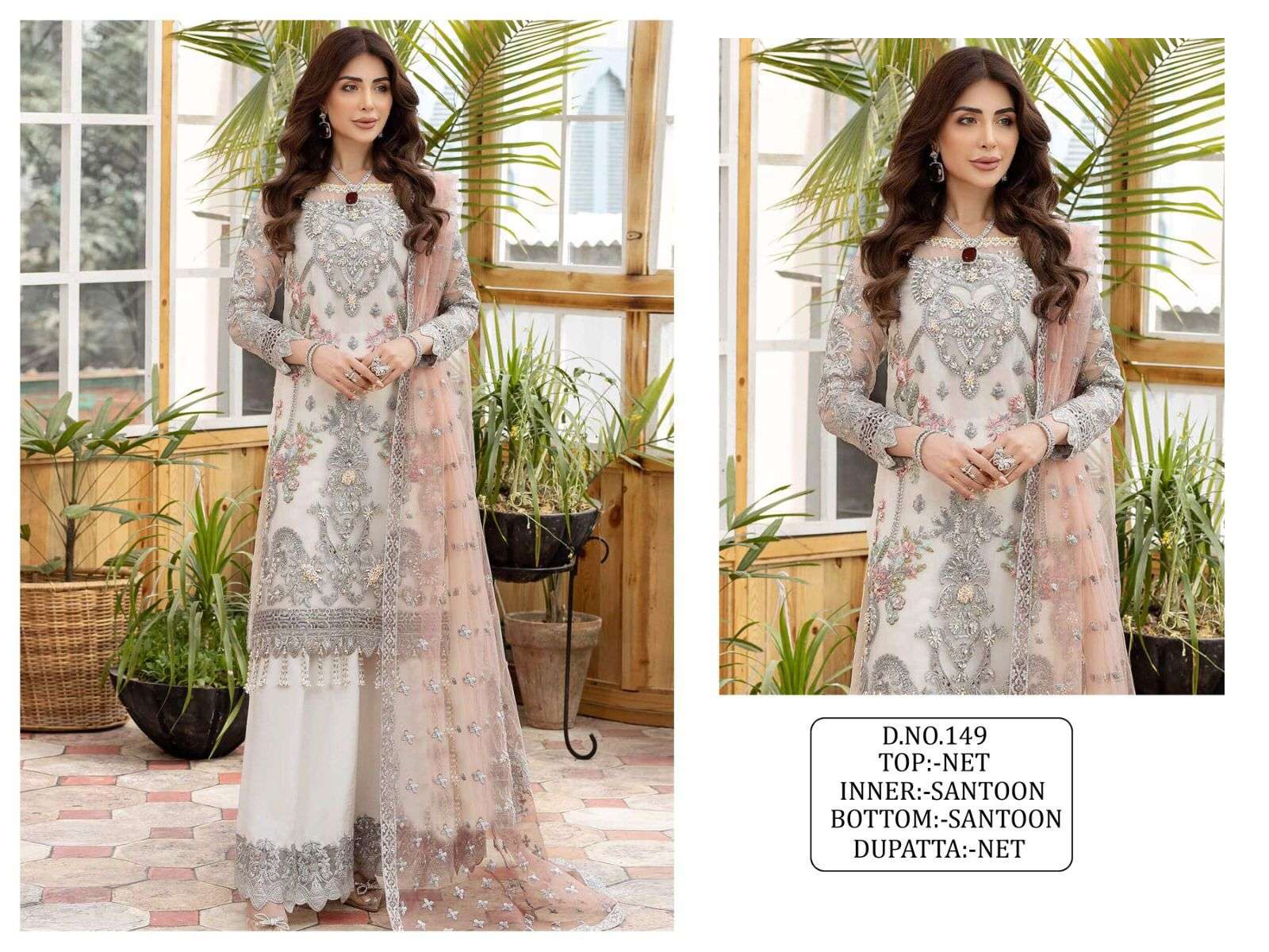 KF-149 COLORS BY ASLIWHOLESALE 149 TO 149-C SERIES DESIGNER GEORGETTE DRESSES