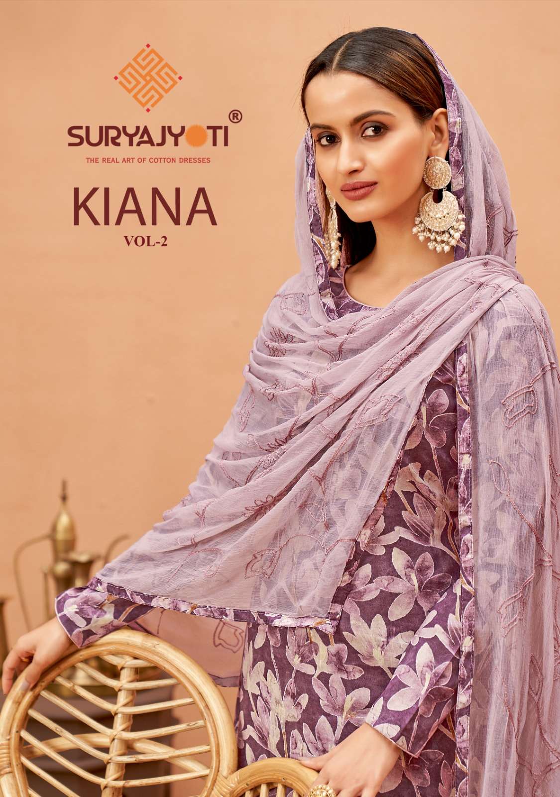 KIANA VOL-02 BY SURYAJYOTI 2001 TO 2008 SERIES COTTON DRESSES