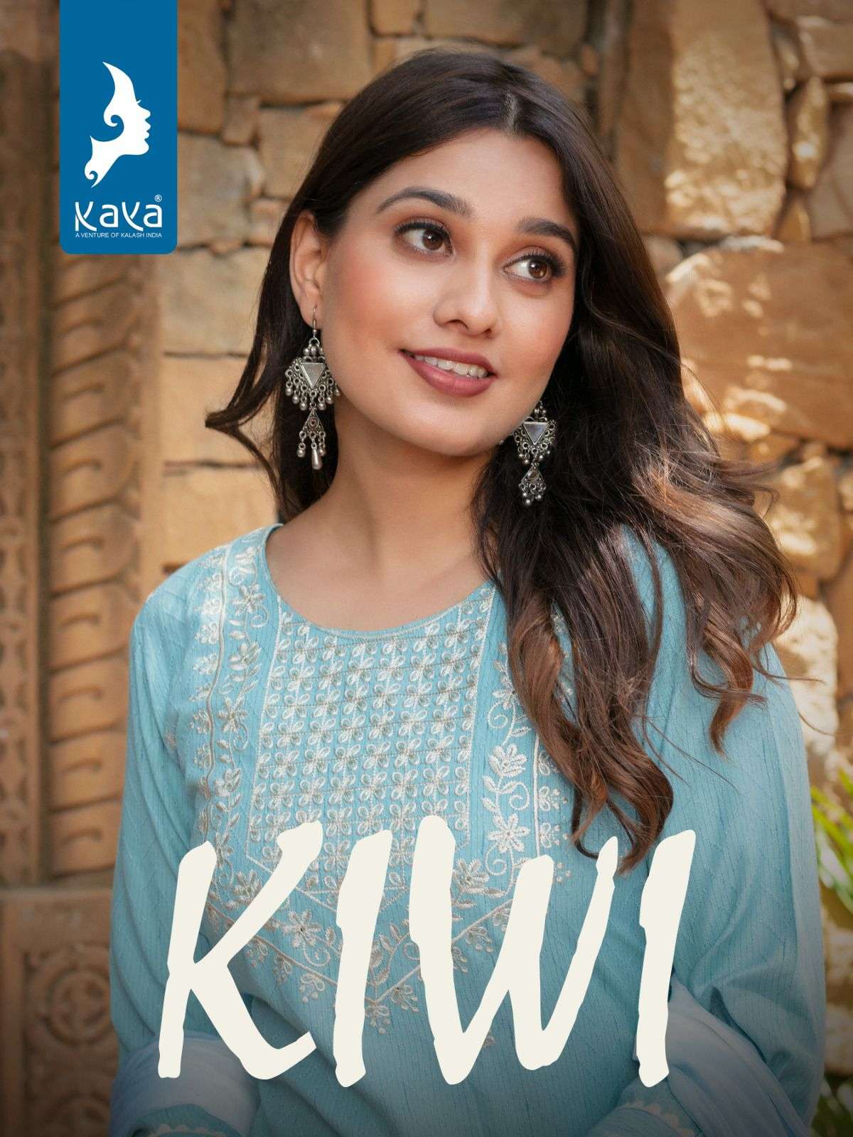 KIWI BY KAYA 01 TO 06 SERIES DESIGNER JACQUARD PRINTED DRESSES