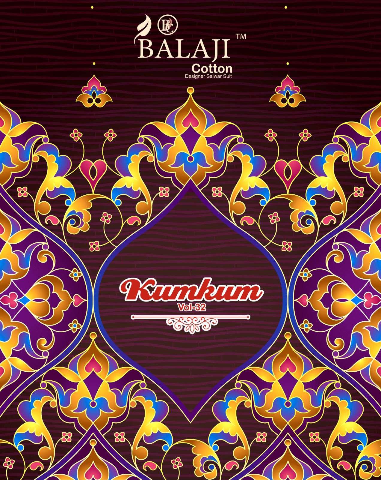 KUMKUM VOL-32 BY BALAJI COTTON 3201 TO 3220 SERIES COTTON PRINT DRESSES