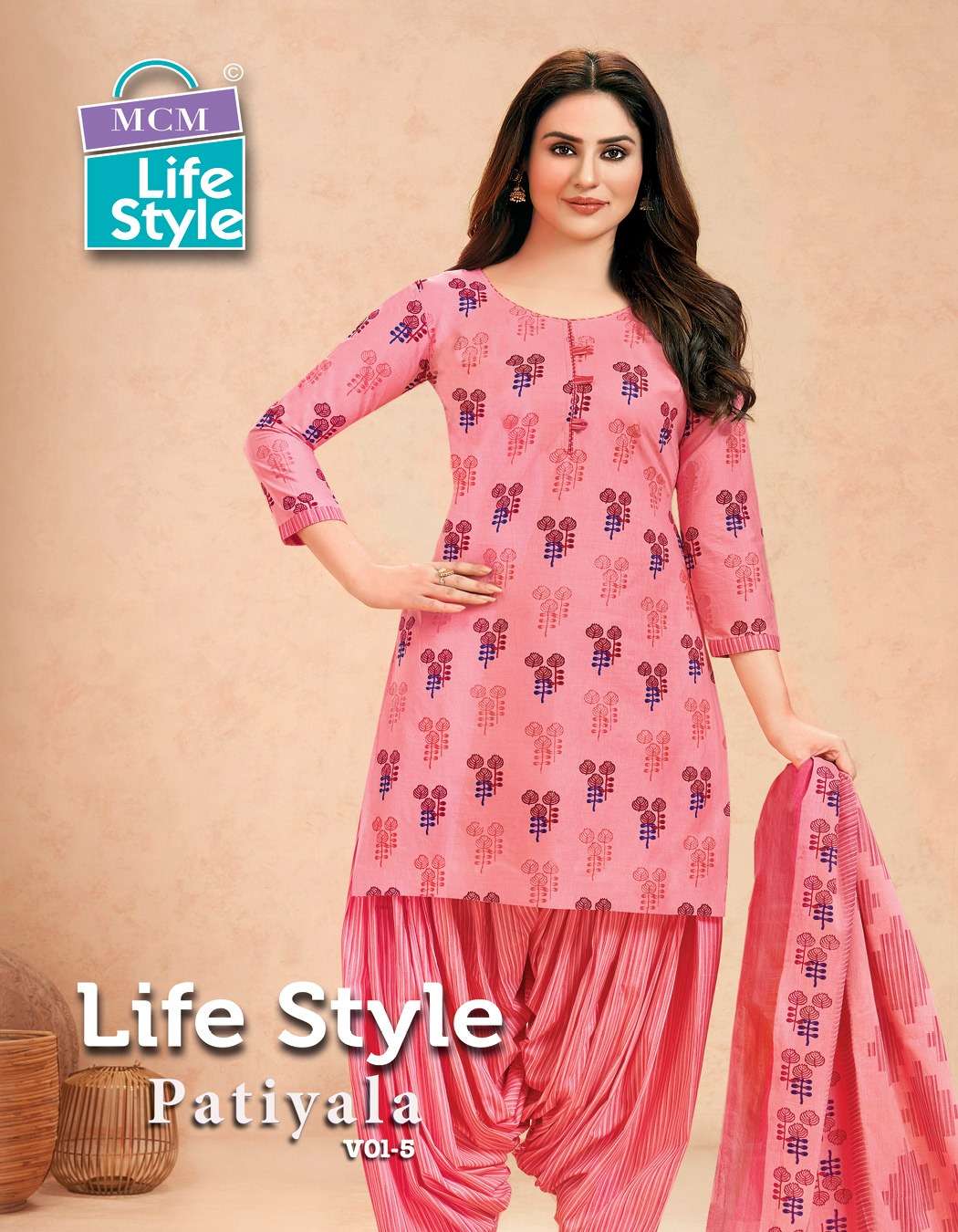 LIFESTYLE PATIYALA VOL-5 BY MCM LIFESTYLE 522 TO 533 SERIES COTTON DRESSES