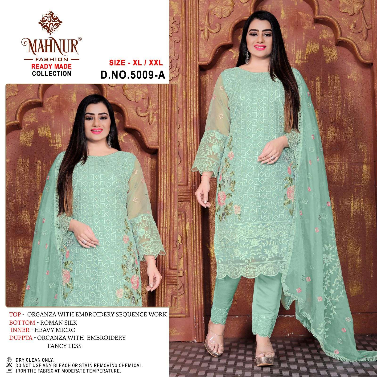 MAHNUR 5009 BY MAHNUR FASHION 5009-A TO 5009-D SERIES ORGANZA PAKISTANI DRESSES