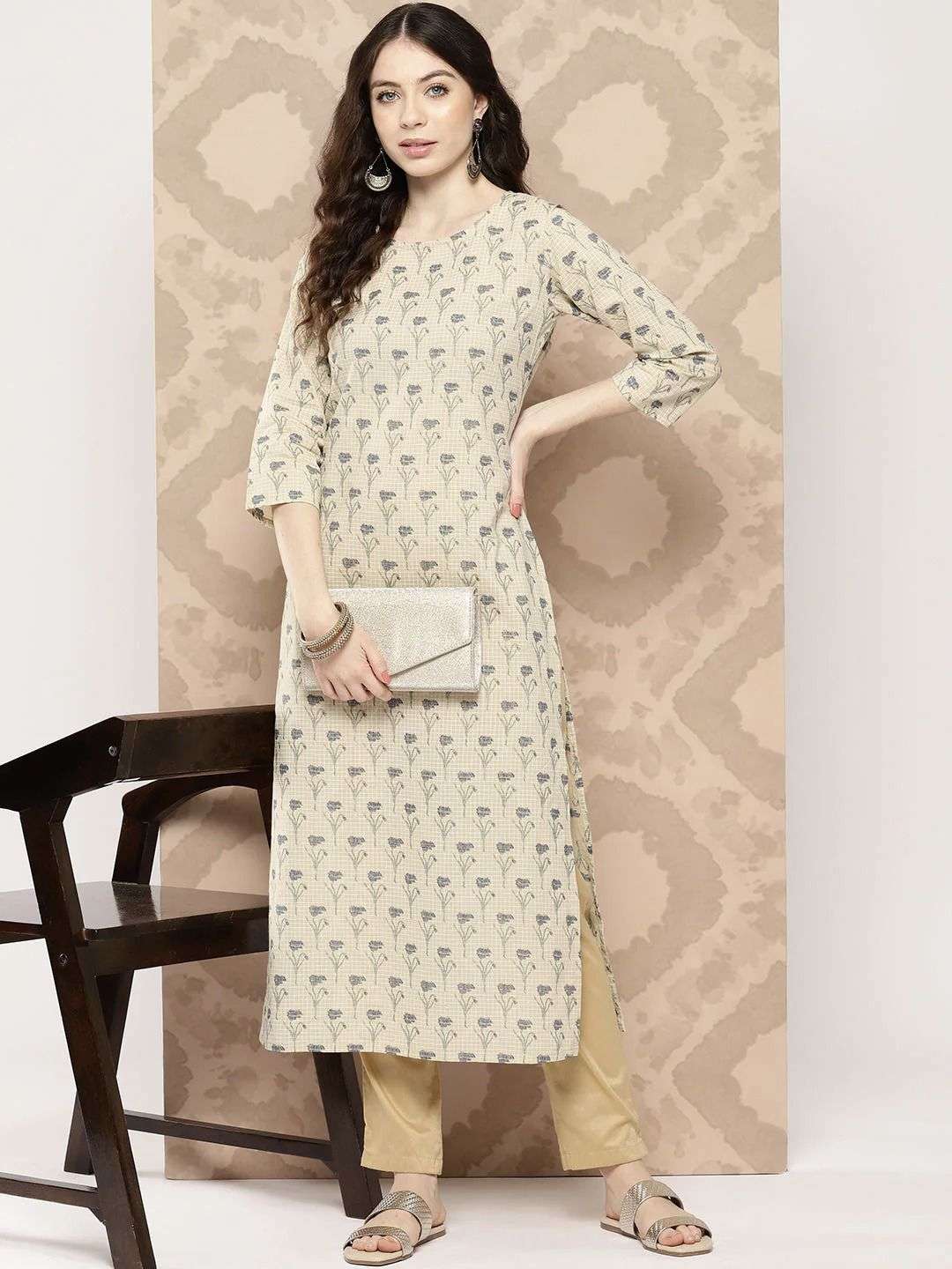 MAISHA VOL-214 BY ASLIWHOLESALE DESIGNER FACNY COTTON KURTI