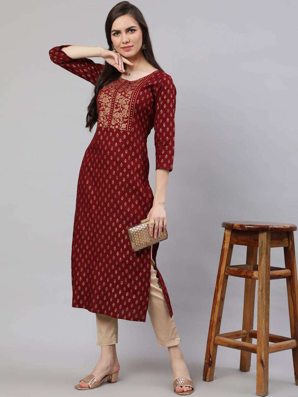 MAISHA VOL-293 BY ASLIWHOLESALE DESIGNER FACNY COTTON KURTI