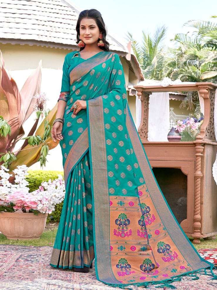 MAITRI SILK BY BUNAWAT 1001 TO 1006 SERIES BANARASI SILK WORK SAREES