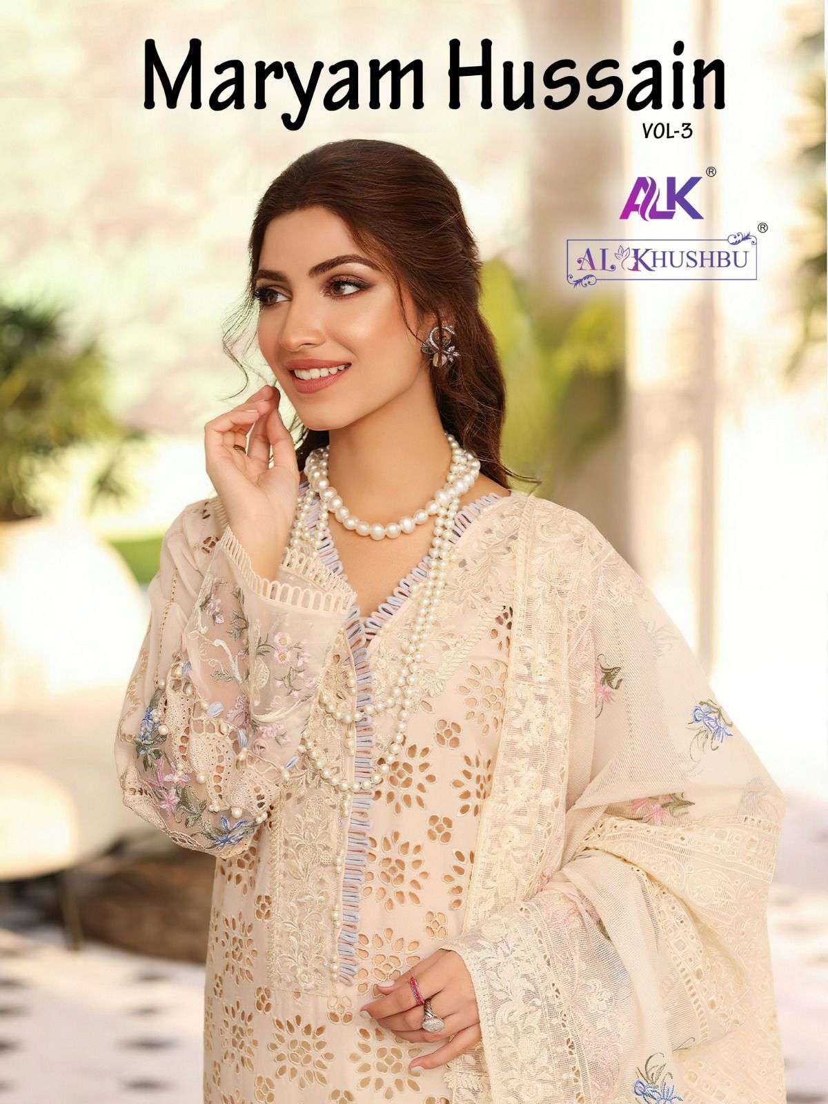 MARYAM HUSSAIN VOL-3 BY AL KHUSHBU 5010 TO 5013 SERIES COTTON DRESSES