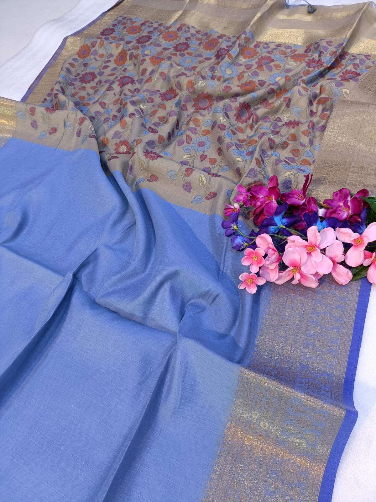 MERAKI VOL-19 BY ASLIWHOLESALE DESIGNER SOFT COTTON SILK SAREES