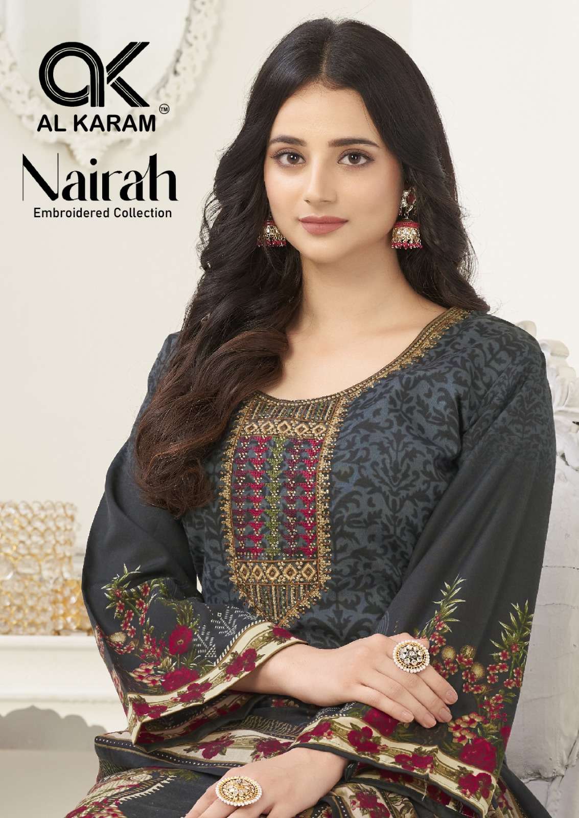 NAIRAH BY AL KARAM 4001 TO 4010 SERIES HEAVY COTTON PRINT DRESSES