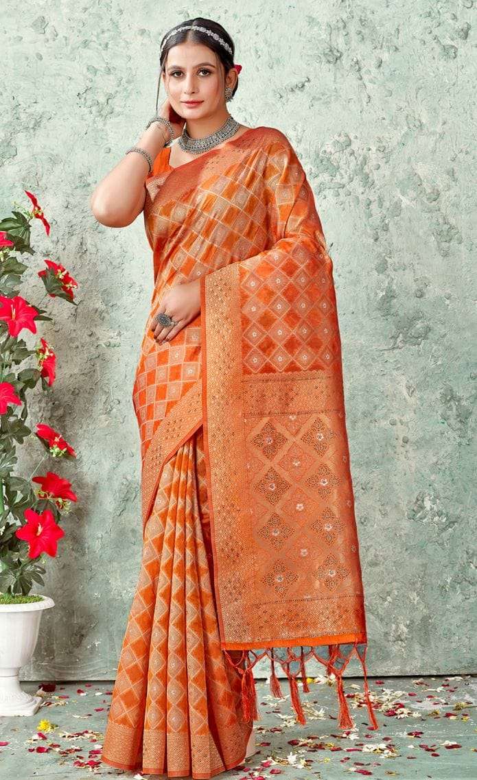 NANDITA BY BUNAWAT 1001 TO 1006 SERIES BANARASI SILK WORK SAREES