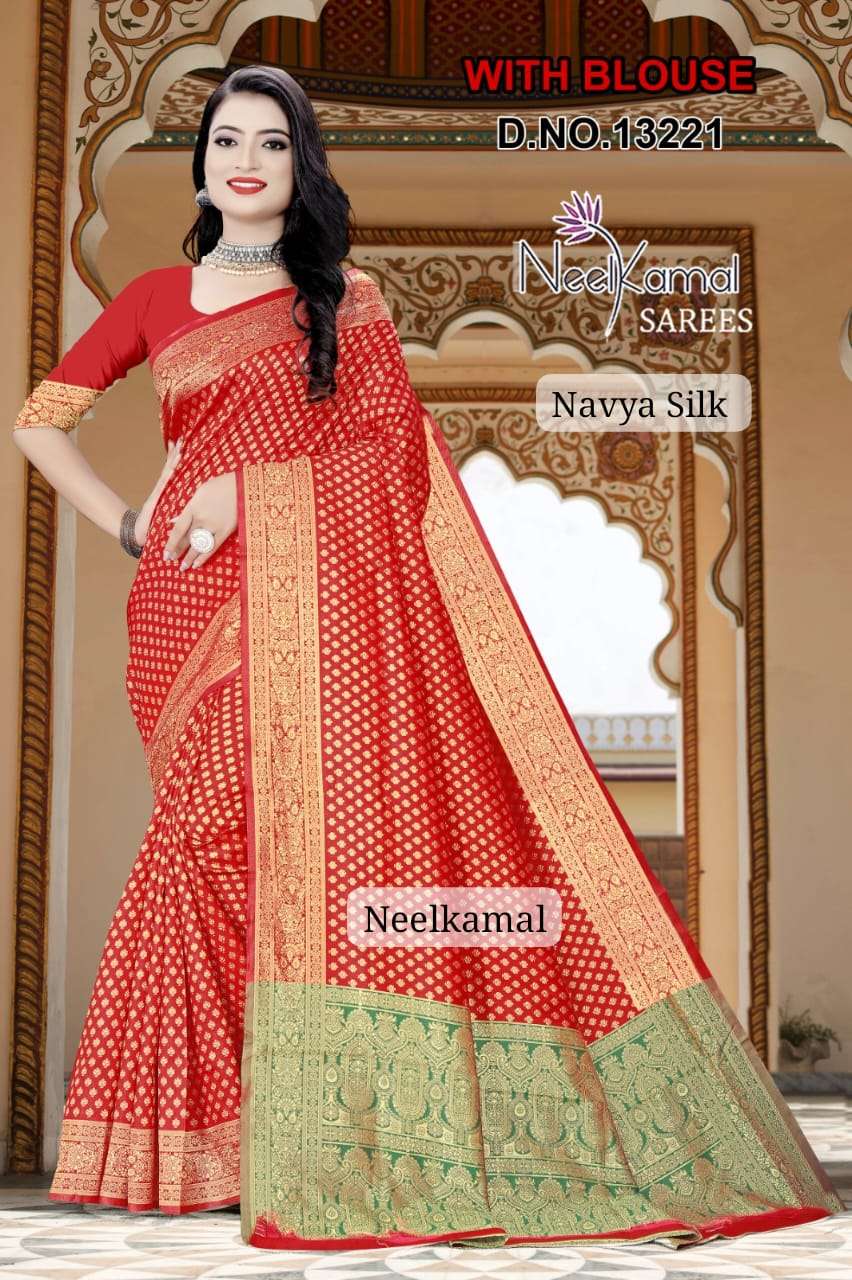 NAVYA SILK VOL-2 BY NEELKAMAL SAREES INDIAN LATEST DESIGNER SILK SAREES