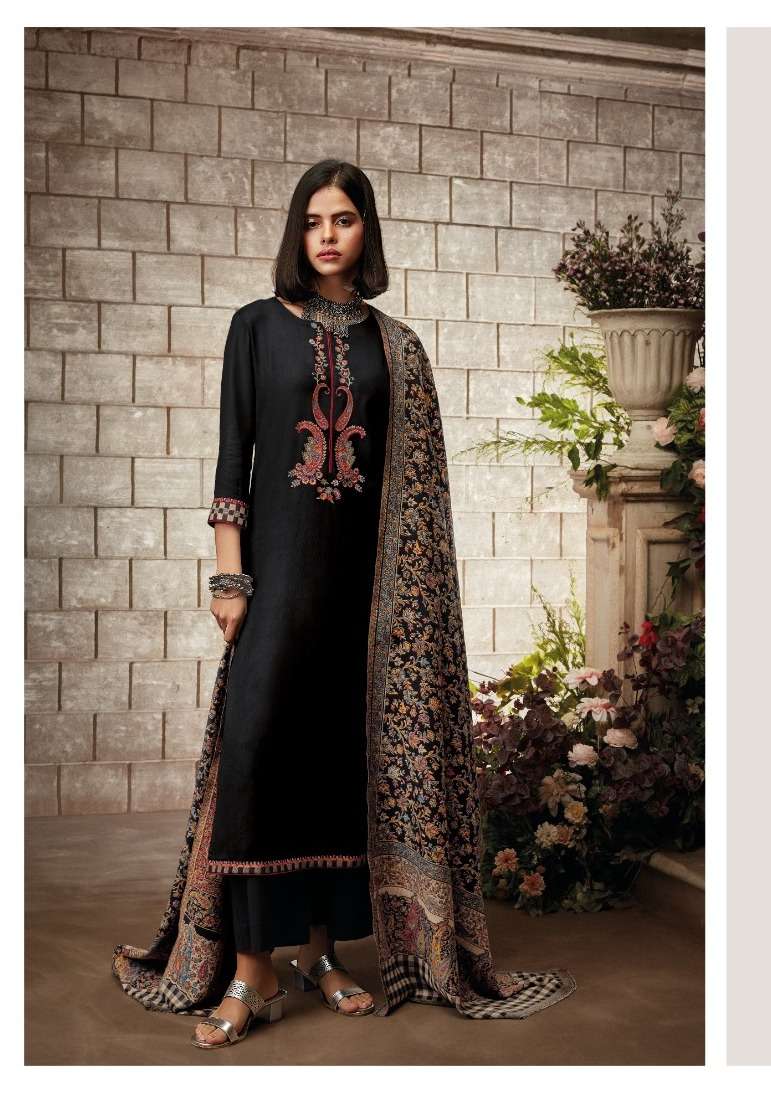 NOURA 900 BY GANGA FASHION DOBBY HEAVY EMBROIDERY DRESSES