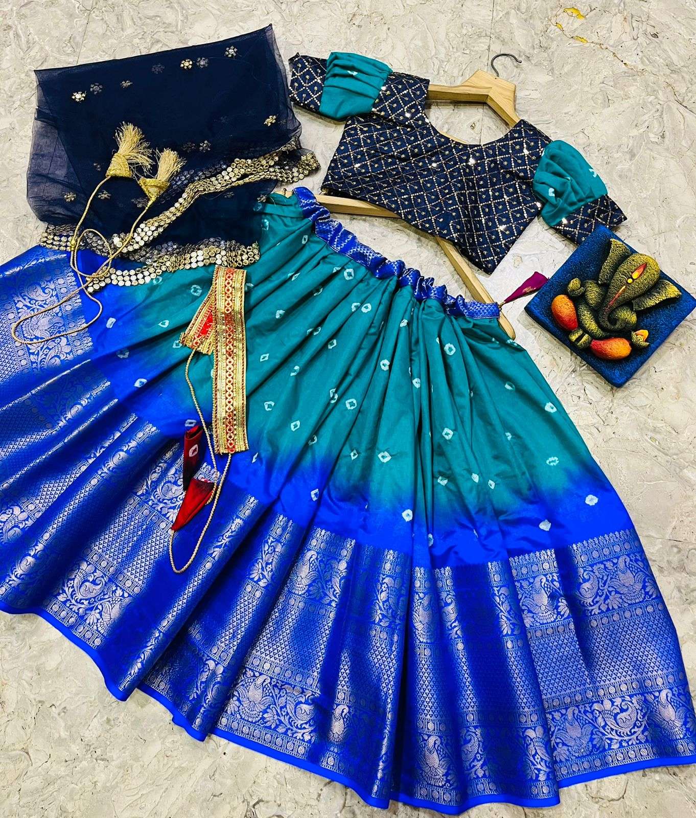 PATTU VOL-16 BY ASLIWHOLESALE DESIGNER DOLA SILK KIDS LEHENGAS