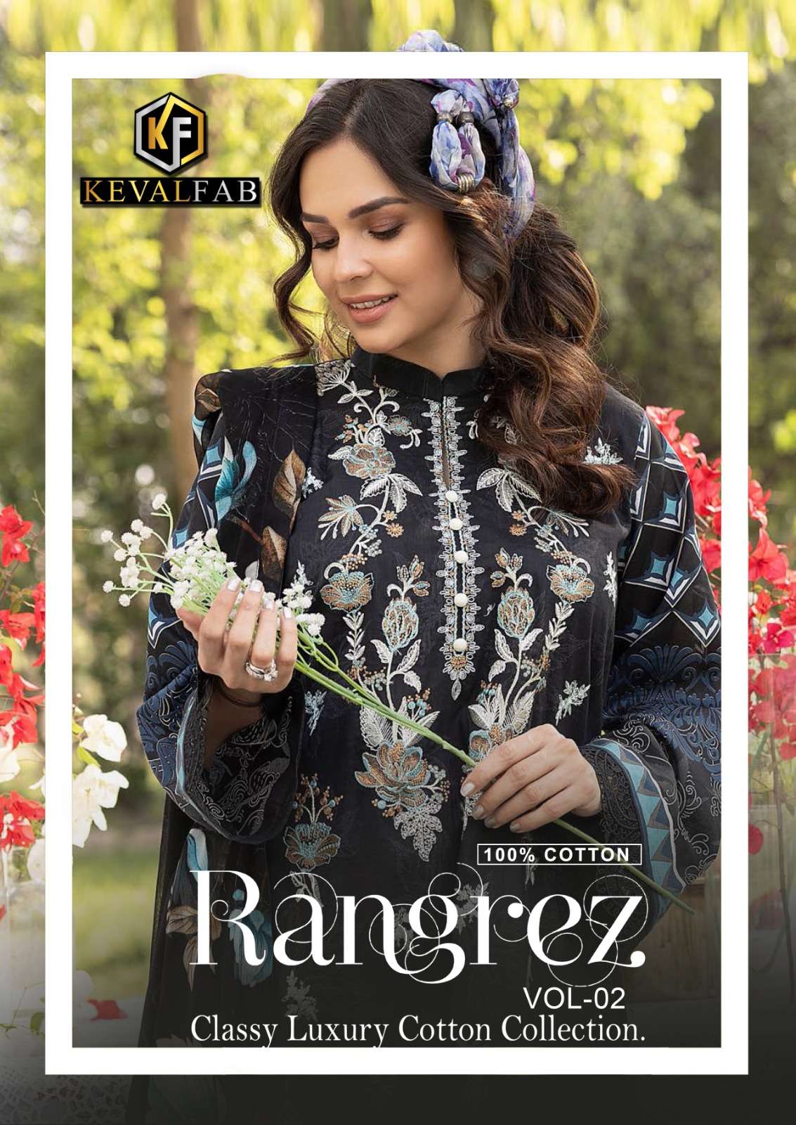 RANGREZ VOL-2 BY KEVAL FAB 1201 TO 1208 SERIES HEAVY COTTON PRINT DRESSES