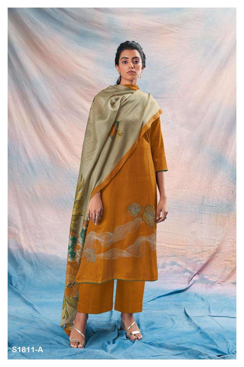 RAQUEL 1811 BY GANGA FASHIONS PREMIUM COTTON SILK WORK DRESSES