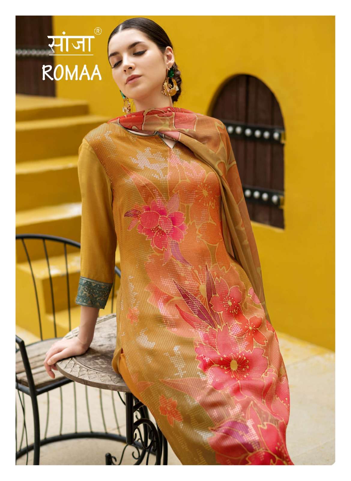 ROMAA BY SAANJA 1865 TO 1872 SERIES HEAVY VISCOSE MUSLIN PRINTED DRESSES