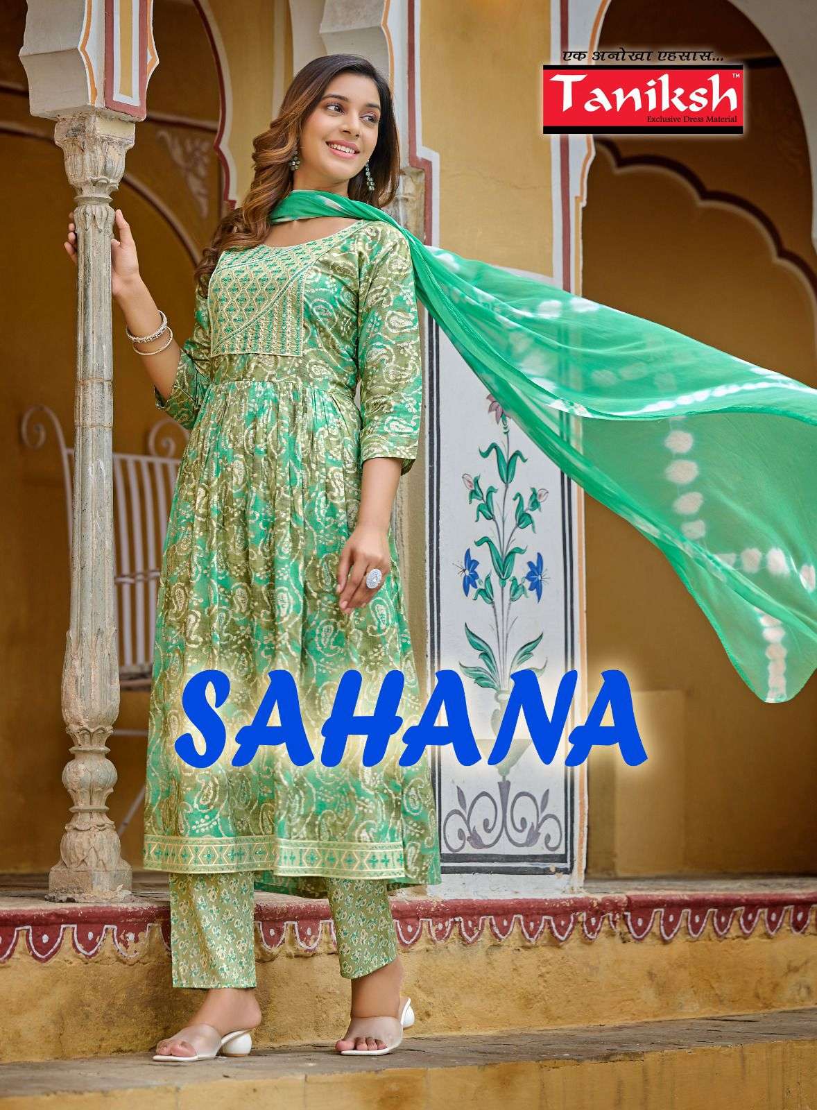 SAHANA BY TANIKSH 101 TO 108 SERIES DESIGNER RAYON STITCHED DRESSES