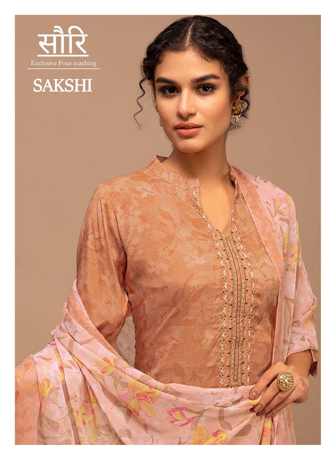 SAURI SAKSHI BY SAANJA 1794 TO 1796 SERIES HEAVY VISCOSE PRINTED WORK DRESSES