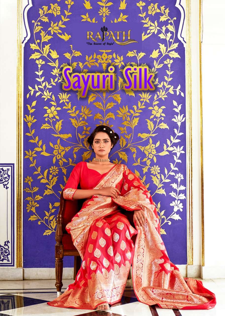 SAYURI SILK BY RAJPATH 112001 TO 112006 SERIES SOFT SILK PRINT SAREES