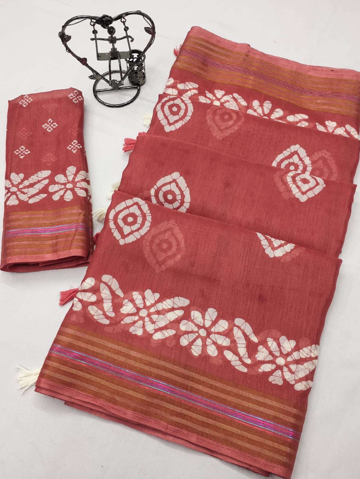 SHIVANI BY ASLIWHOLESALE DESIGNER SOFT COTTON BATIK PRINT SAREES