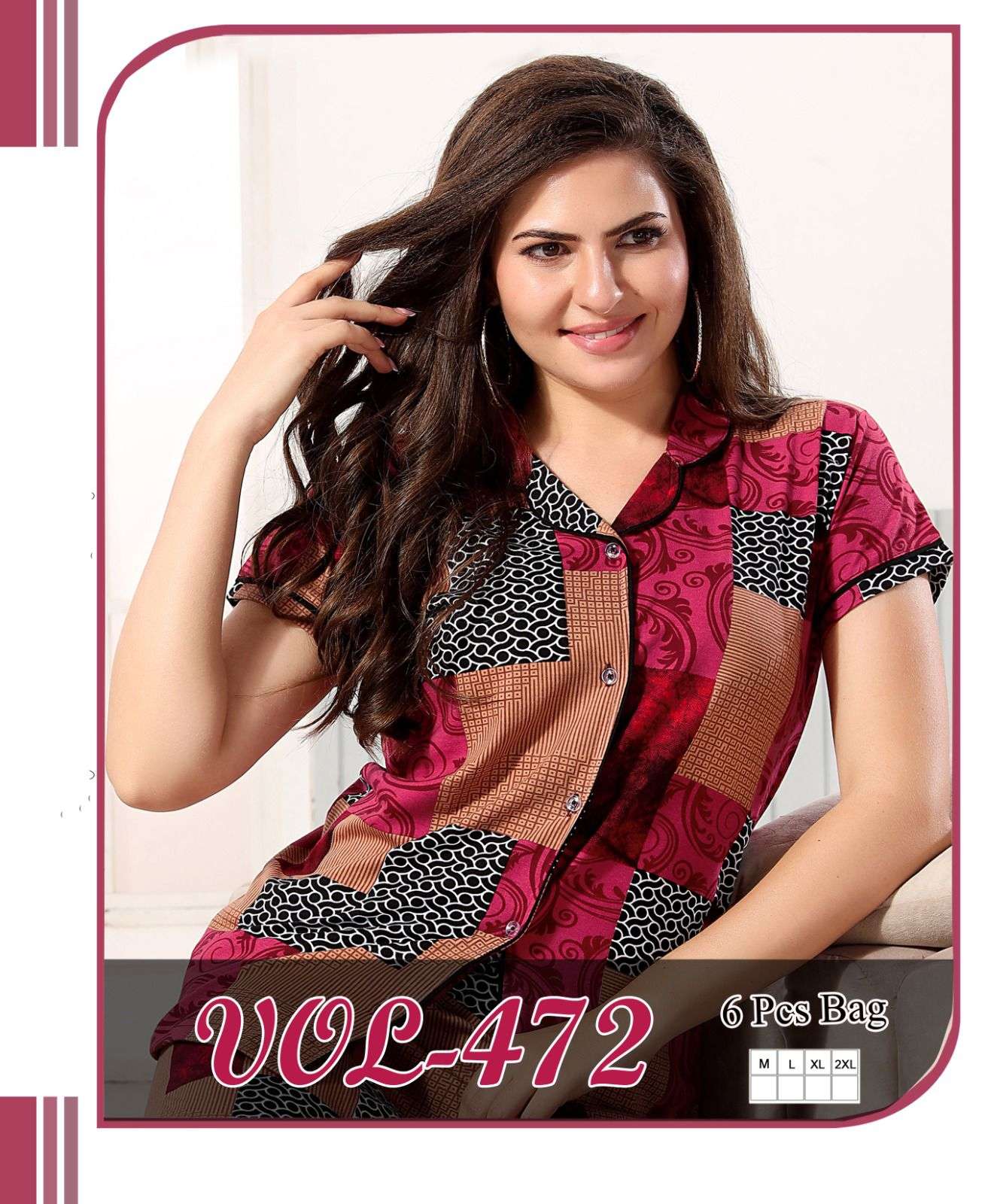 SUMMER SPECIAL 472 BY ASLIWHOLESALE HOSIERY COTTON NIGHT DRESSES