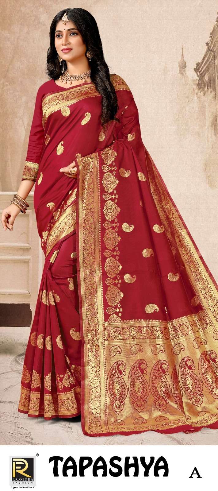 TAPASHYA BY RONISHA FASHION DESIGNER FANCY BANARASI SILK SAREES