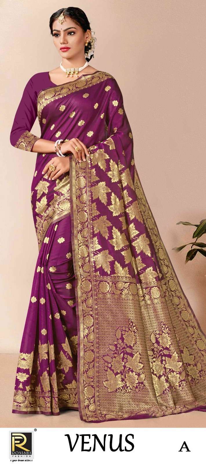 VENUS BY RONISHA FASHION DESIGNER FANCY BANARASI SILK SAREES