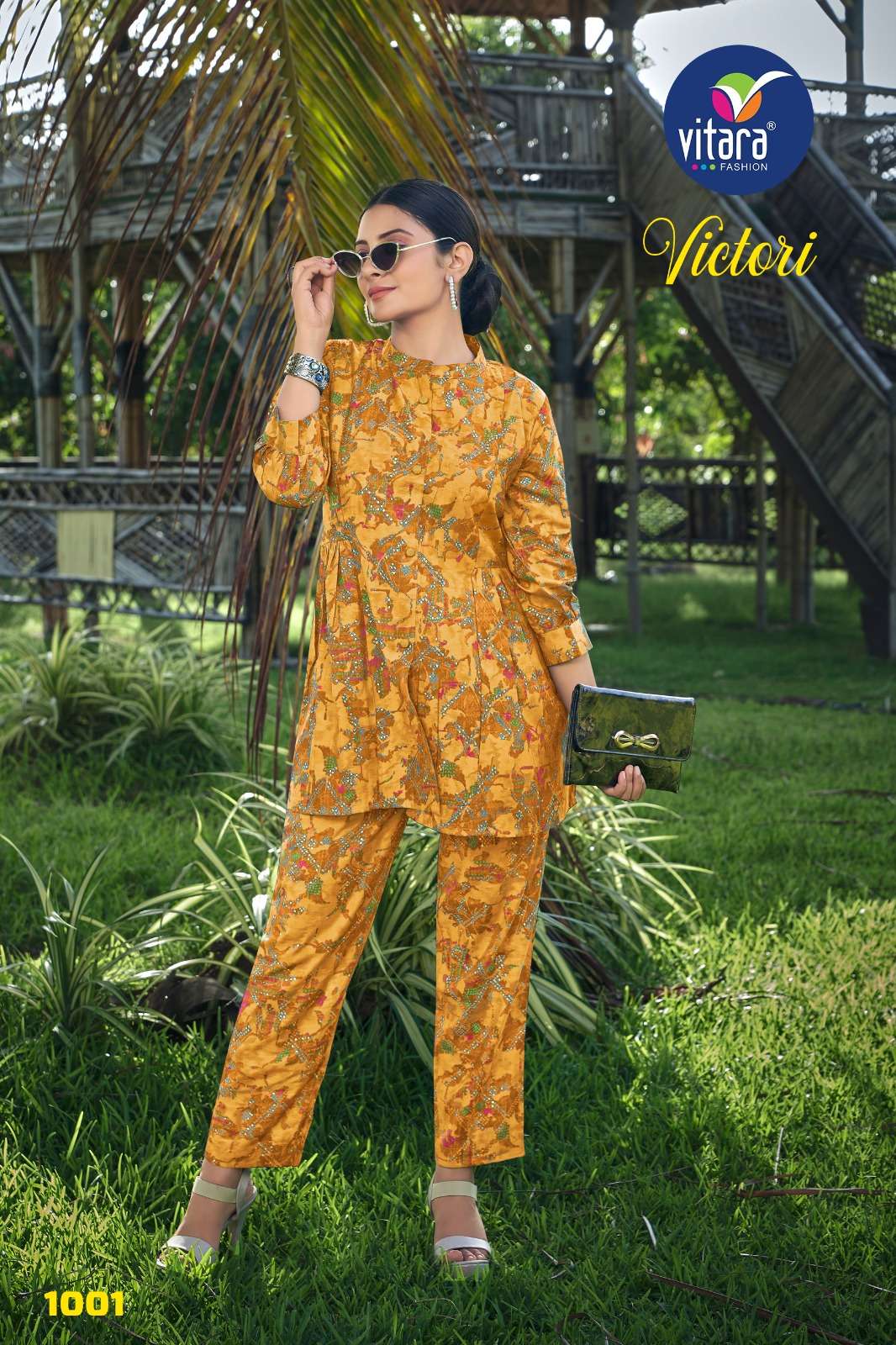 VICTORI BY VITARA FASHION 1001 TO 1002 SERIES VISCOSE MODAL CO-ORD SET