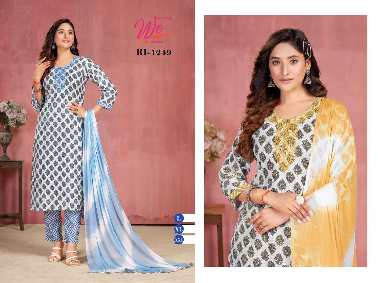 WE SIZE SET VOL-1 BY WE DESIGNER PURE COTTON PRINTED DRESSES 