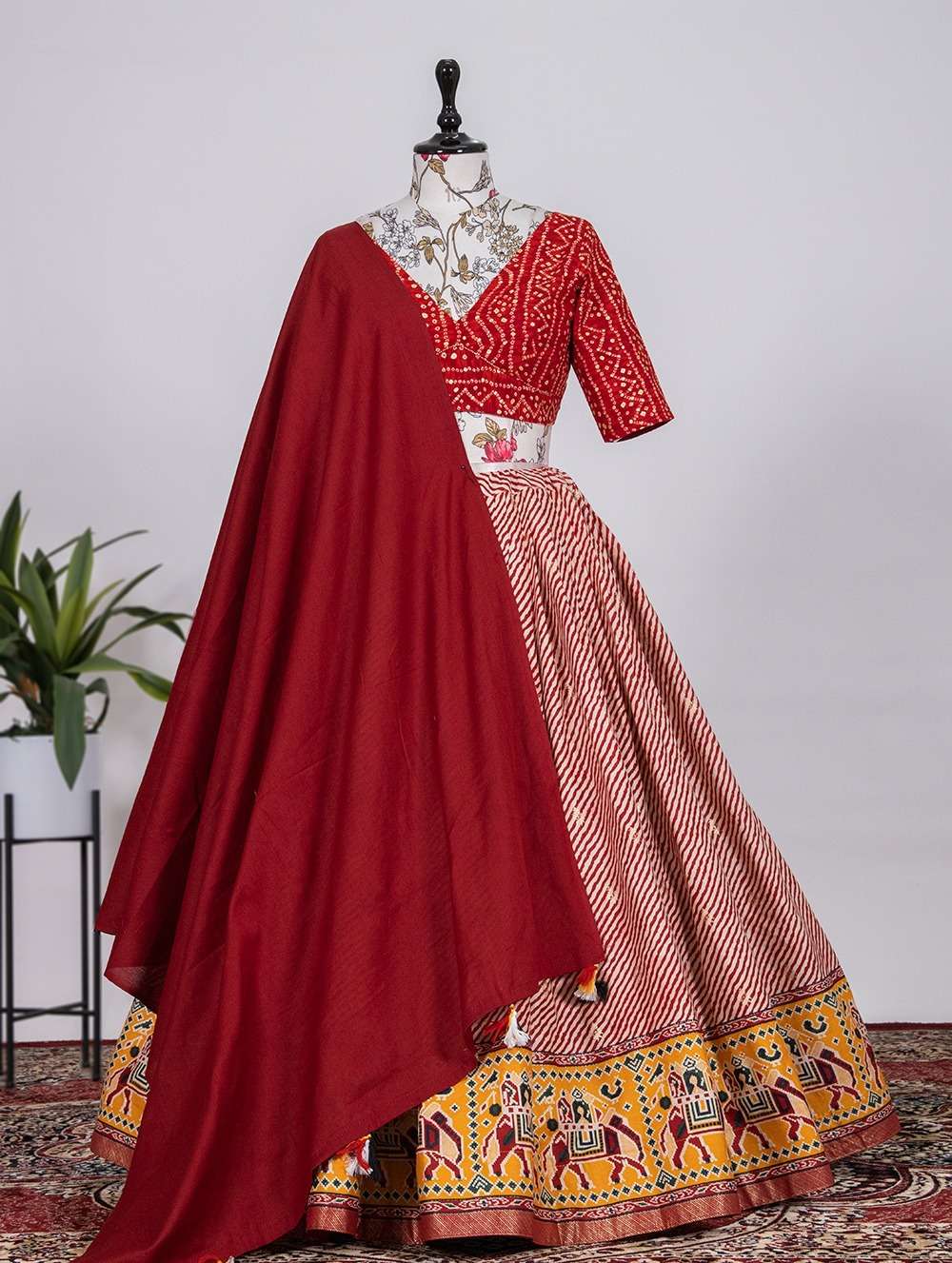 1642 COLOURS BY ASLIWHOLESALE FANCY DESIGNER COTTON LEHENGAS