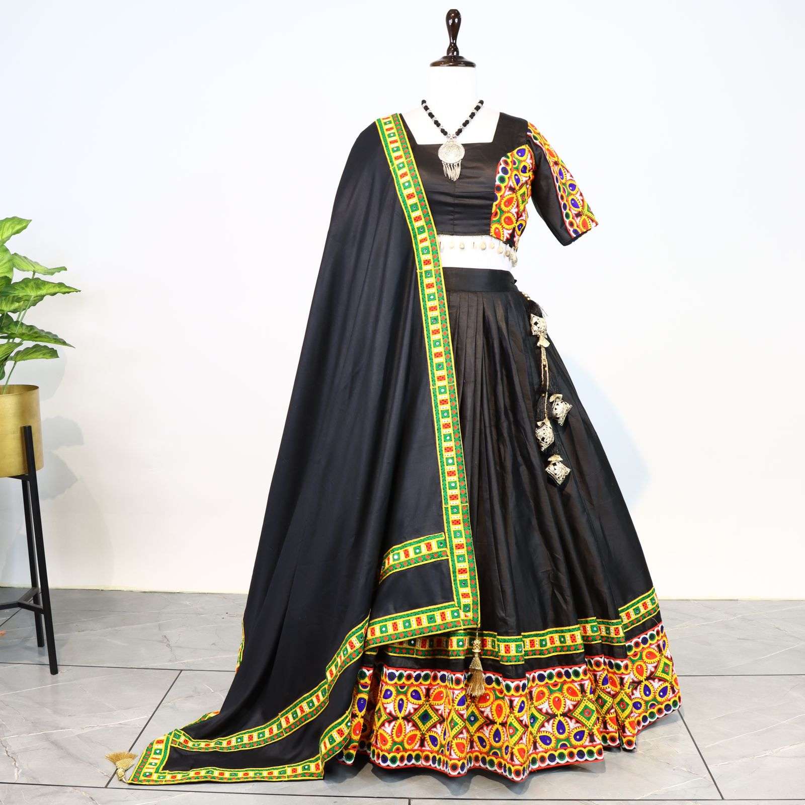 7096 COLOURS BY ASLIWHOLESALE FANCY COTTON DESIGNER LEHENGAS