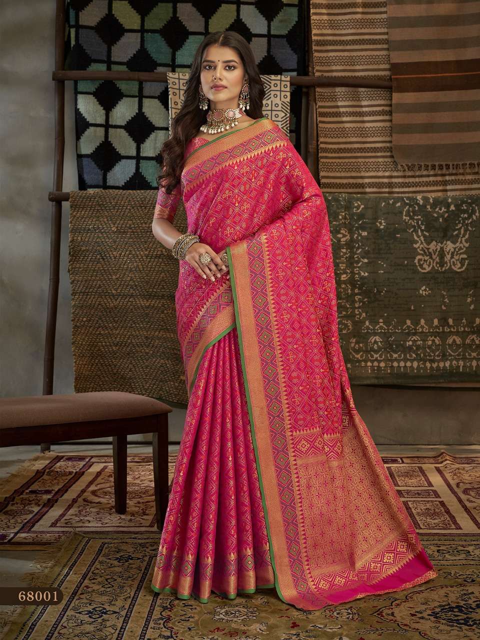 AANSH SILK BY RAJPATH 68001 TO 68006 SERIES PATOLA SILK SAREES