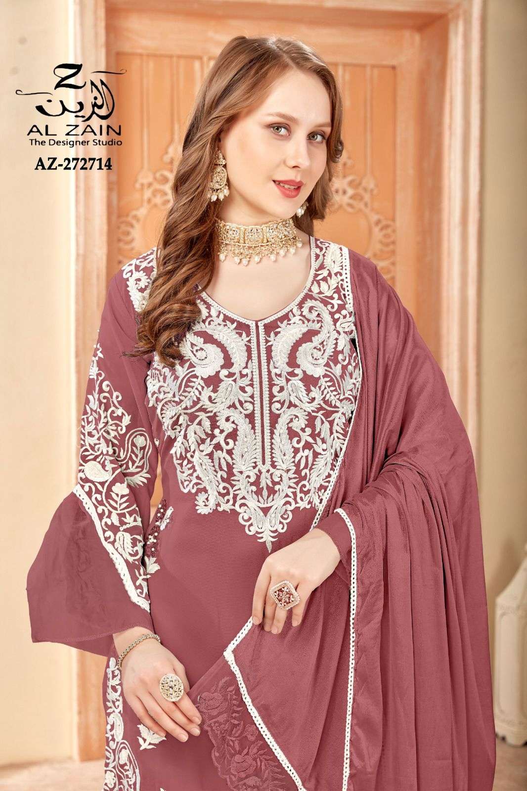 AL-ZAIN 272714 COLOURS BY ASLIWHOLESALE GEORGETTE STITCHED DRESSES