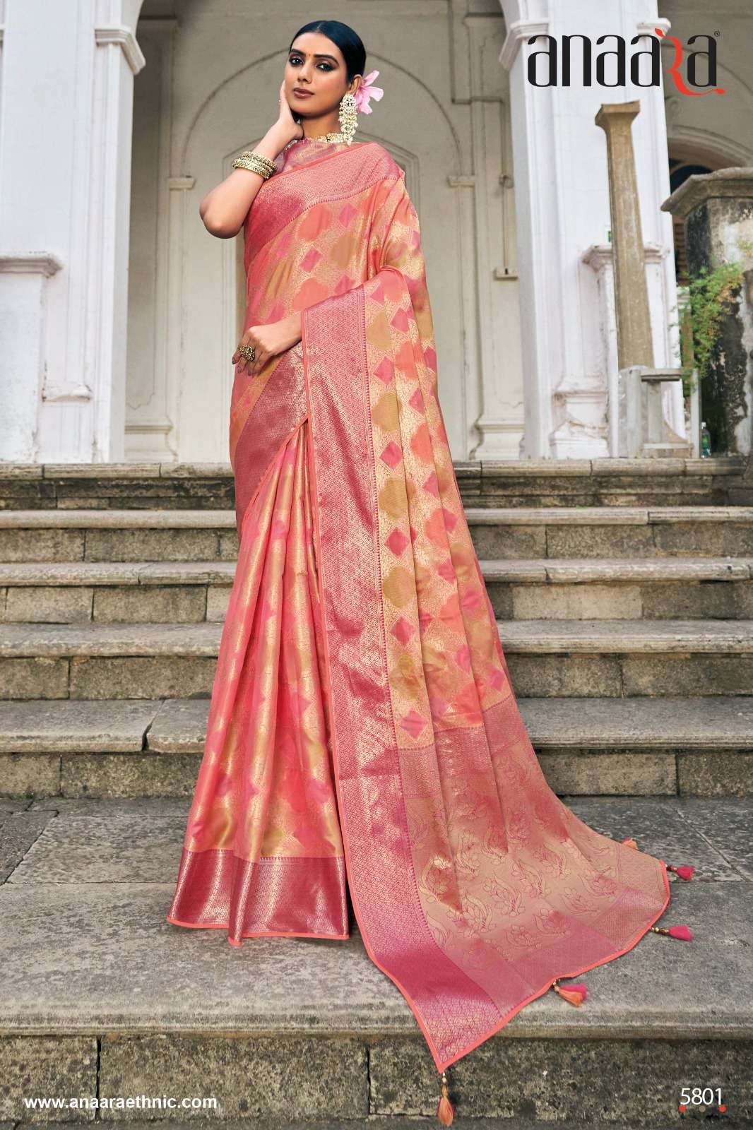 ANAARA 5800 SERIES BY TATHASTU 5801 TO 5807 SERIES DESIGER SILK SAREES