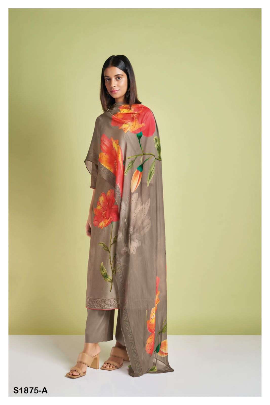 BARASANA 1875 BY GANGA FASHIONS PREMIUM COTTON PRINTED WORK DRESSES