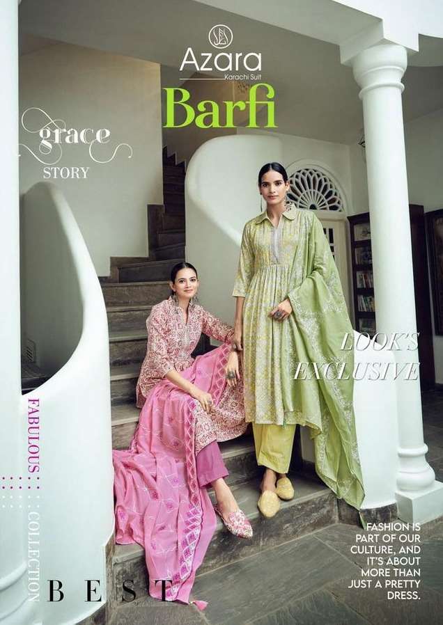 BARFI BY AANYA STORE DESIGNER 4701 TO 47008 COTTON PRINTED DRESSES