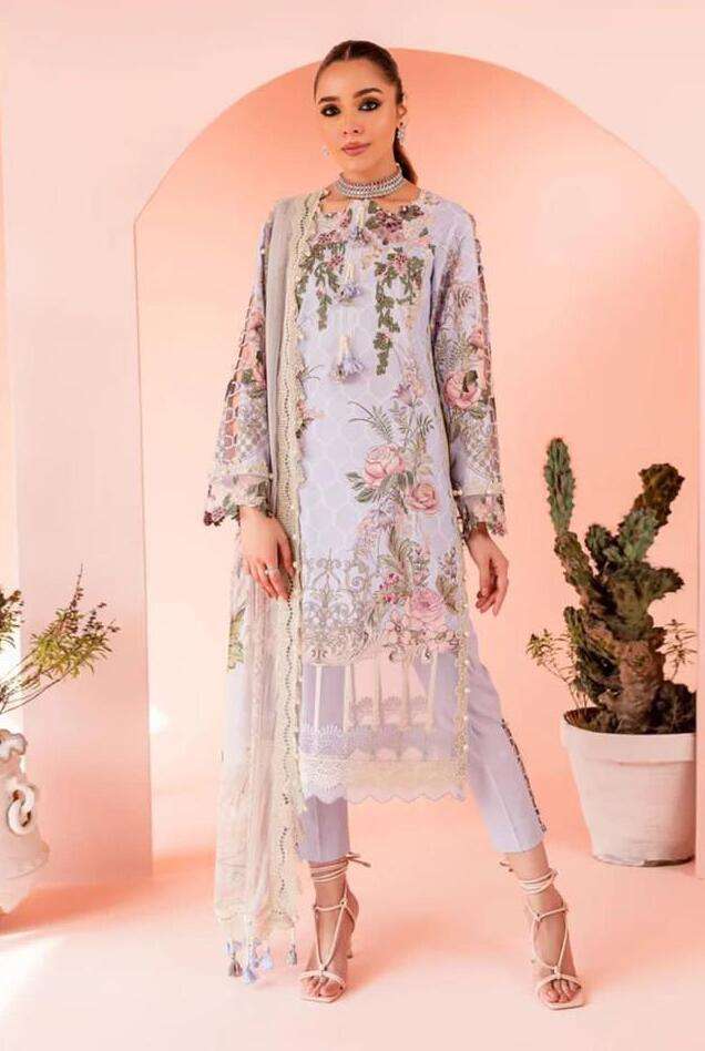 BEST OF QUEENS COURT VOL-4 BY HAZZEL HEAVY COTTON WORK PAKISTANI DRESSES