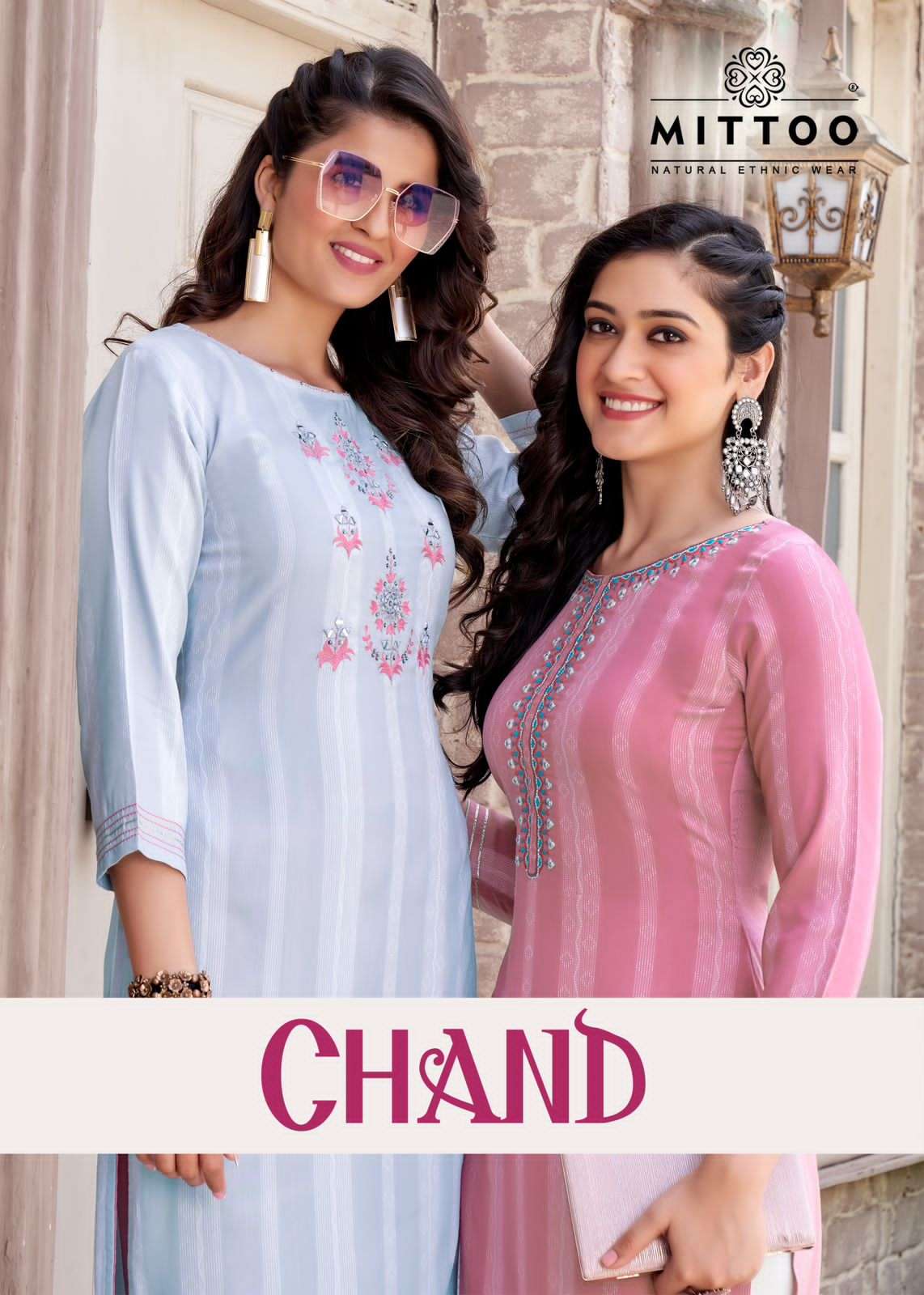 CHAND BY MITTOO 1001 TO 1004 SERIES HEAVY RAYON WORK KURTIS