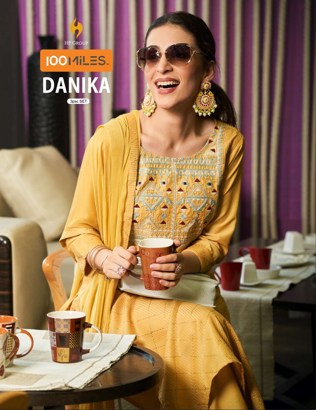 DANIKA BY 100 MILES 01 TO 04 SERIES FANCY STYLE EMBROIDERY DRESSES